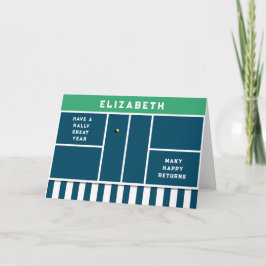 ピックルおもしろいボール誕生日 カード