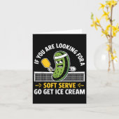 ピックルおもしろいボール選手パドルボール恋人メンズ女性 カード (黄色い花)