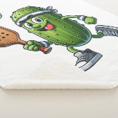 ピックルおもしろいボール選手パドルボール愛好家 シェルパブランケット (3/4)