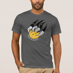 ピックルおもしろいボール選手モンスタービーストクローカスタム Tシャツ