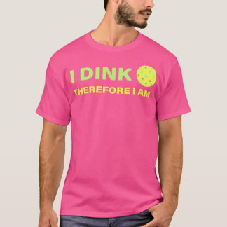 ピックルおもしろいボール選手Dink Tシャツ