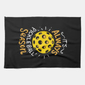 ピックルおもしろいボール キッチンタオル (横)