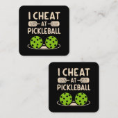 ピックルおもしろいボール スクエア名刺 (正面/裏面)