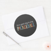 ピックルおもしろいボール ラウンドシール (封筒)