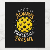 ピックルおもしろいボール ワインラベル (シングルラベル)