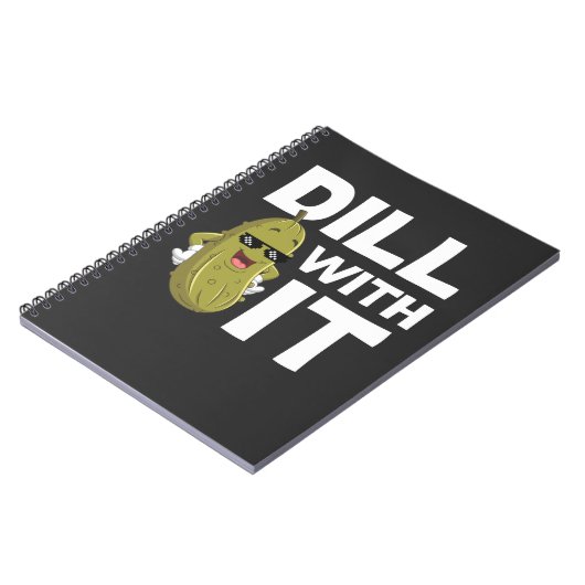 ピックルおもしろい引用文ベジタリアンフードパンユーモア ノートブック (左側)