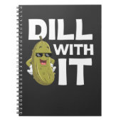 ピックルおもしろい引用文ベジタリアンフードパンユーモア ノートブック (正面)