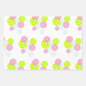 ピックルかわいらしボールラッピング紙 ラッピングペーパーシート (正面2)
