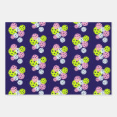 ピックルかわいらしボールラッピング紙 ラッピングペーパーシート (正面)