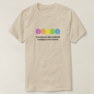 ピックルもしボールのことは知っていた Tシャツ