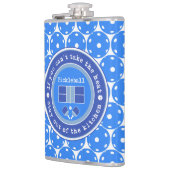 ピックルもしボール:熱/青を取ることはでき淡い色のない フラスク (左)