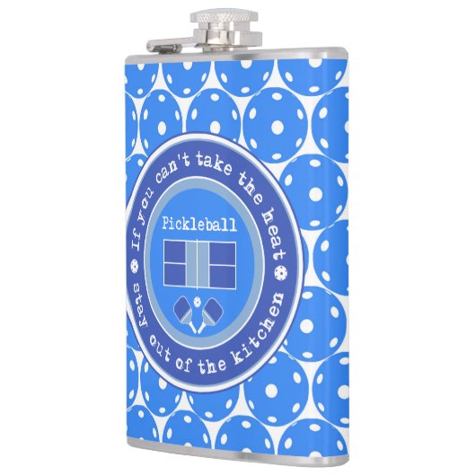 ピックルもしボール：熱/青を取ることはでき淡い色のない フラスク (左)