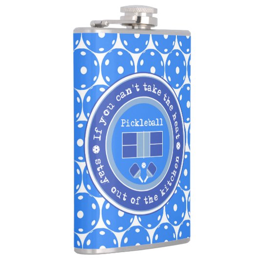 ピックルもしボール：熱/青を取ることはでき淡い色のない フラスク (右)