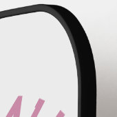 ピックルエレガントボールモノグラムデザイン ピックルボールラケット (左詳細)