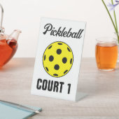 ピックルカスタムボールコート台座標識 台座サイン (インサイチュ)