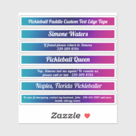ピックルカッコいいボールパドルエッジテープ名前をカスタムする氷 シール