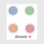 ピックルカラフルボールのステッカーパック シール (シート)