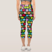 ピックルカラフルボールパターン カプリレギンス (裏面)