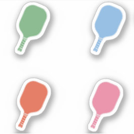 ピックルカラフルボールパドル シール