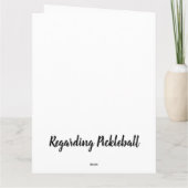 ピックルカラフルボール水玉模様グリーティングカード カード (裏面)