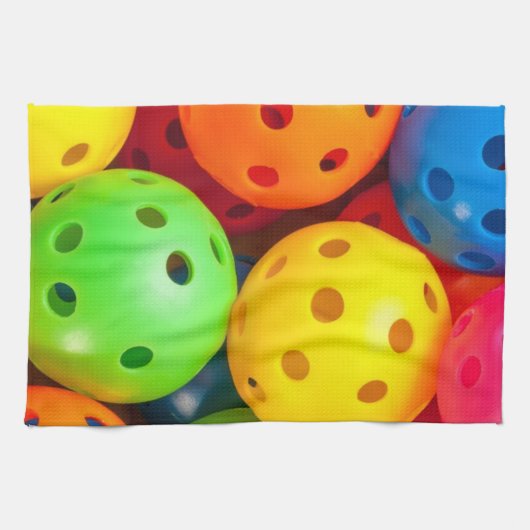 ピックルカラフルボール キッチンタオル (横)