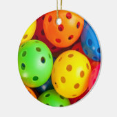 ピックルカラフルボール セラミックオーナメント (左)