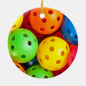 ピックルカラフルボール セラミックオーナメント (裏面)