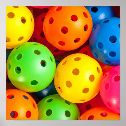 ピックルカラフルボール ポスター (正面)