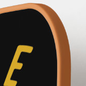 ピックルクイーンタイポグラフィスポーツアクセサリー ピックルボールラケット (左詳細)