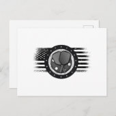 ピックルクールボールスポーツUSAフラグランジグ – Pickleball シーズンポストカード (正面/裏面)