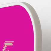 ピックルバレルピックレボールカレディテタイポグラフィ ピックルボールラケット (左詳細)