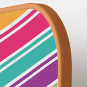 ピックルパーソナライズされたボカラフルール ピックルボールラケット (左詳細)