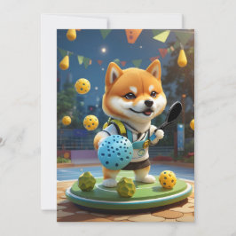 ピックルパーソナライズされたボールのピクレボールバレエ 招待状