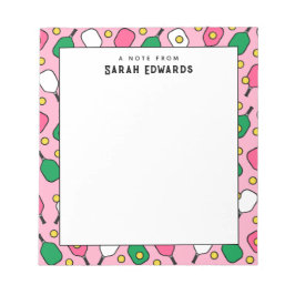 ピックルパーソナライズされたボールギフトアイディア ノートパッド