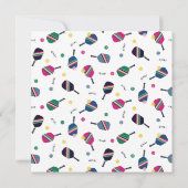 ピックルパーソナライズされたボールスクリプト名ブルーノートカード ノートカード (裏面)