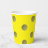 ピックルパーソナライズされたボールパーティー紙カップ 紙コップ (裏面)