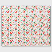 ピックルパーソナライズされたボールホリデーギフト ラッピングペーパー (フラット)