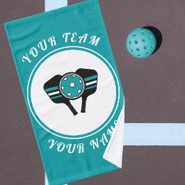 ピックルパーソナライズされたボールラケット&ボールスポーティカッコいい ハンドタオル