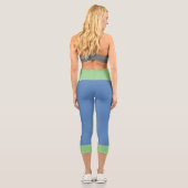 ピックルパーソナライズされたボール仙青ハイウェスト カプリレギンス (裏面)