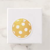 ピックルパーソナライズされたボール金ゴールドフォイルメッセージカード フェイバータグ (箱)