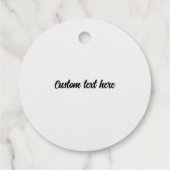 ピックルパーソナライズされたボール金ゴールドフォイルメッセージカード フェイバータグ (裏面)