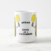 ピックルパーソナライズされたボール コーヒーマグカップ (中央)