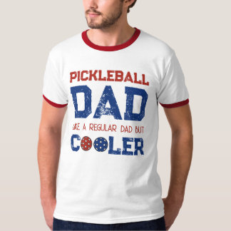ピックルボールお父さん 普通のお父さんみたいだけどよりクール dink tシャツ