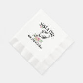 ピックルボールが大好きな女の子 縁ありランチョンナプキン (角)