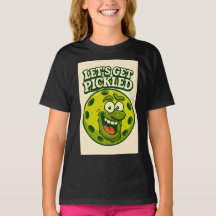 ピックルボールが楽しいグラフィックTシャツ