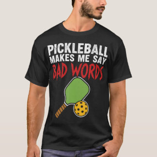 ピックルボールで悪口 Tシャツ