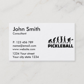 ピックルボールの進化 名刺