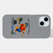 ピックルボールをするソフトウェア エンジニア Case-Mate iPhoneケース (裏面 (横))
