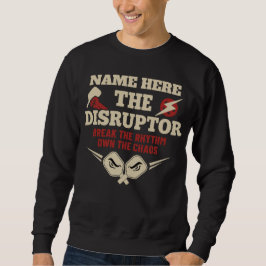 ピックルボールカスタムネーム THE DISRUPTOR スウェットシャツ