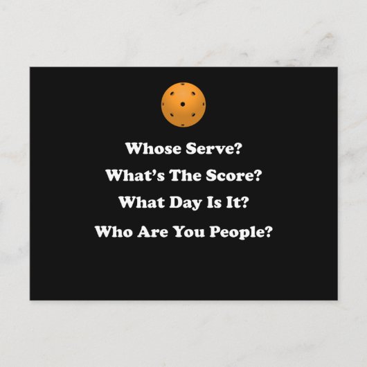 ピックルボールギフト ポストカード (正面)